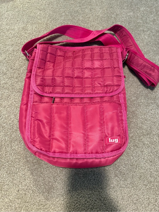 lug Handbags - lug Hot Pink Quilted Crossbody Bag